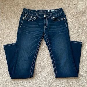 Miss me signature bootcut dark wash jeans 31
